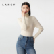 100%羊毛 针织衫 LANCY 朗姿2025年冬新款 百搭高领修身 打底衫 女