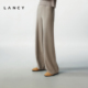 新款 朗姿2025冬季 女 长裤 羊毛羊绒 老钱风直筒针织休闲裤 LANCY