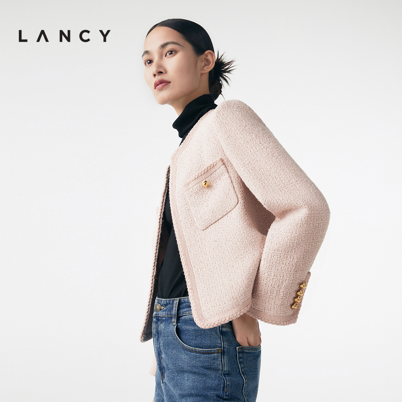 秋冬短款外套LANCY小香风