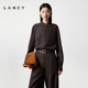 老钱风复古丝绵小立领衬衫 LANCY 朗姿2025秋新款 女高级感通勤衬衣