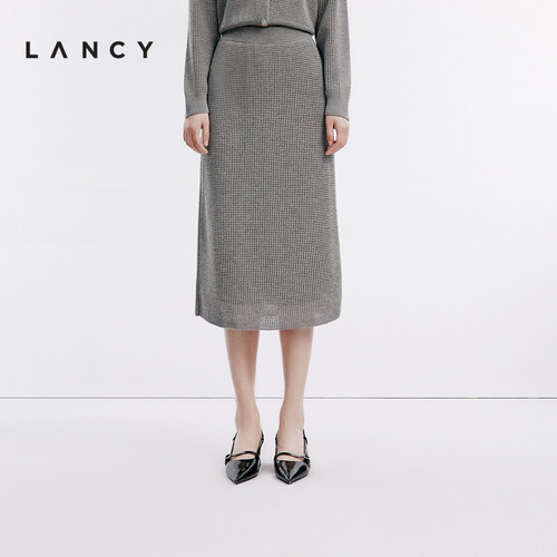 镂空设计 弹力腰头 亮片组织