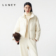 羊毛面料｜匈牙利鹅绒 LANCY 朗姿2025冬新款 女短款 白色羽绒服