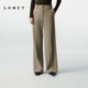 女秋 LANCY 裤 朗姿2025冬新款 通勤垂感长裤 高级感气质羊毛直筒西装
