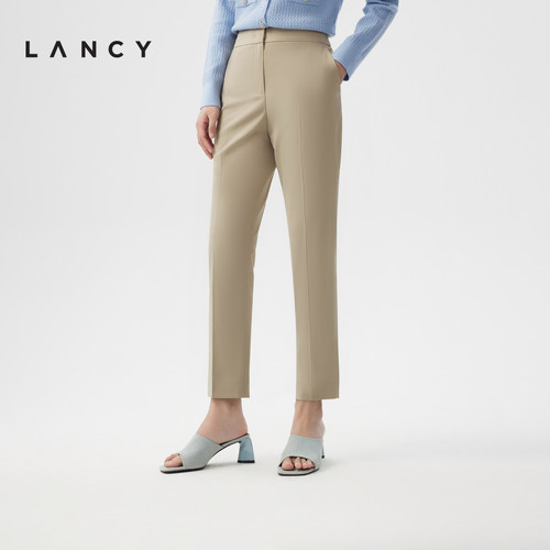 萝卜裤型 九分裤长 裤线设计