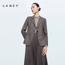 新款 朗姿羊毛西装 收腰显瘦通勤通勤西服女士外套 2022冬季 LANCY