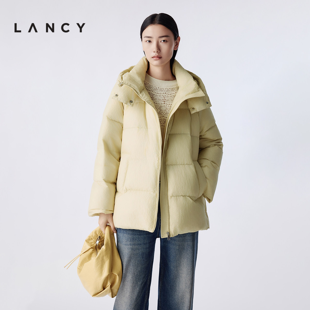 宽松直版 可拆连帽 一手长度