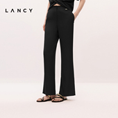 裤 简约气质直筒休闲西装 新款 女通勤职业裤 LANCY 子 朗姿2025年夏季