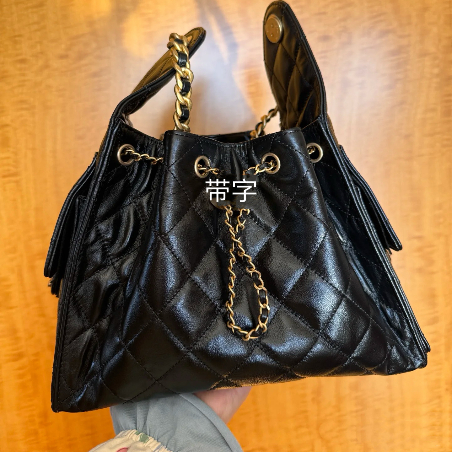 时尚新款小号欧美单间腋下链条包