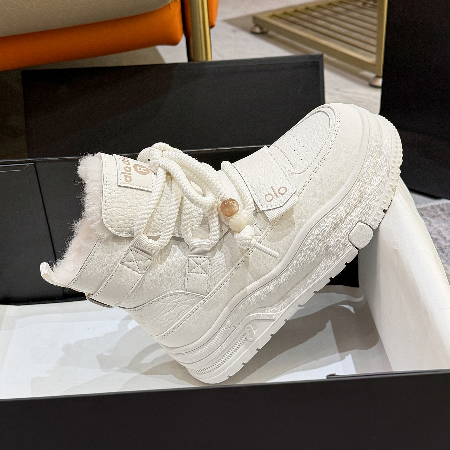 厚底雪地靴女2025冬季女鞋加绒