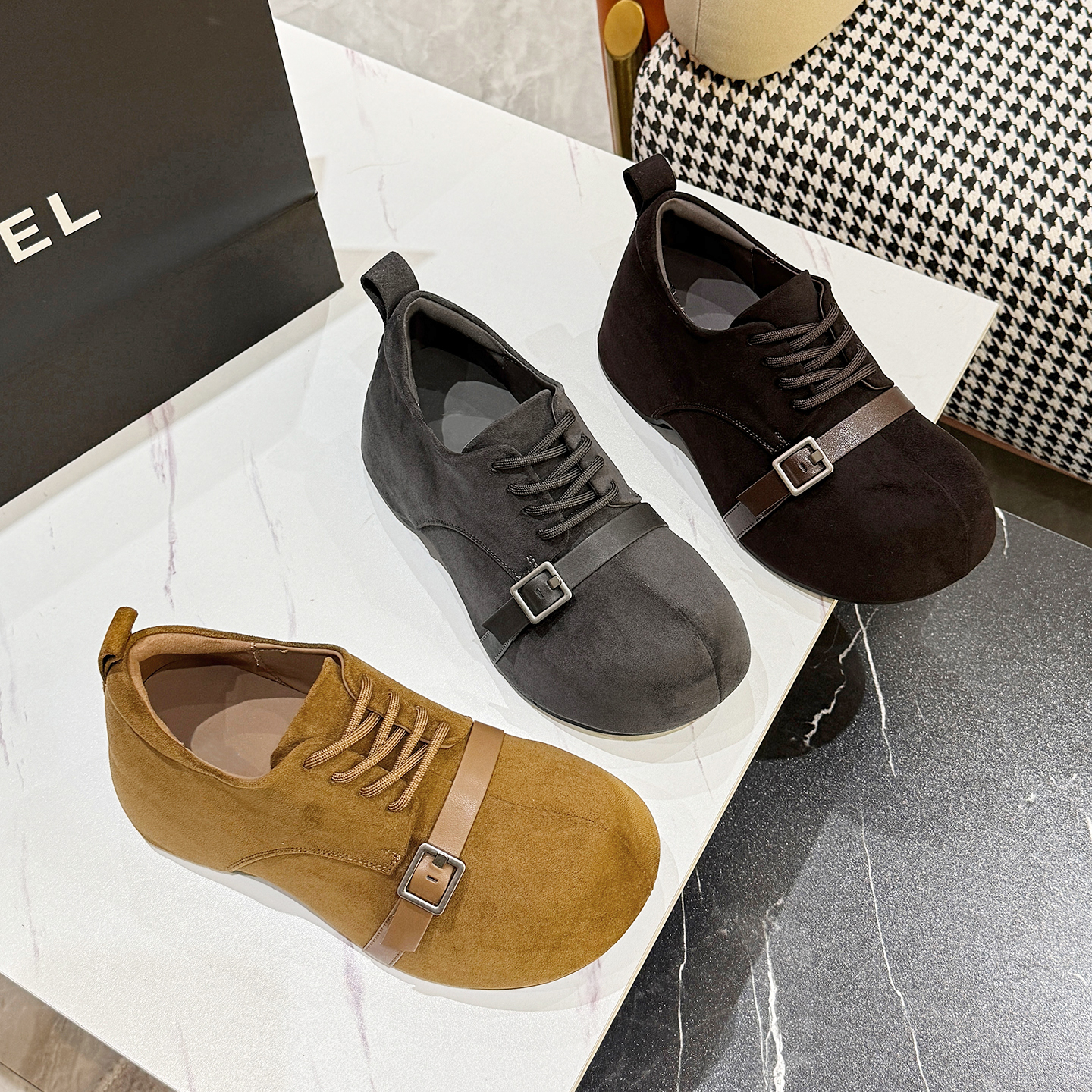 隐形内增高勃肯鞋2025新款女鞋