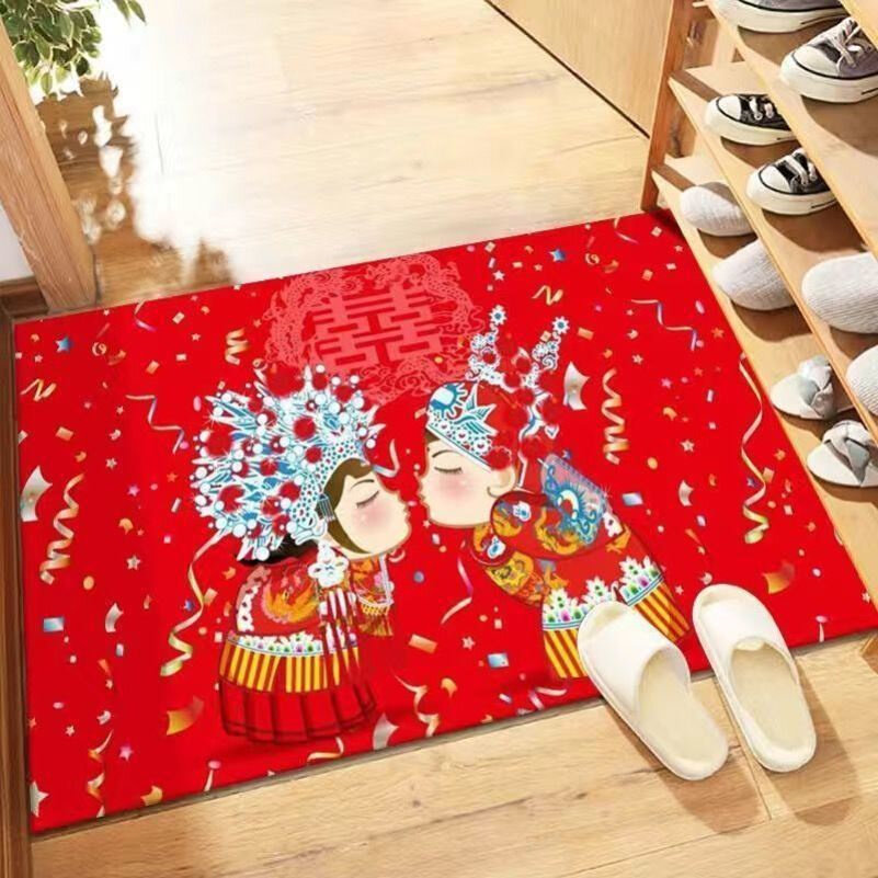 极速2022 New Year floor mat Tiiger year nMew foobt mat door