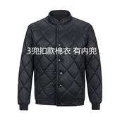 冬季 棉服爸爸装 中青年加厚加绒外套男棉衣棉袄加肥加大码 工人工装