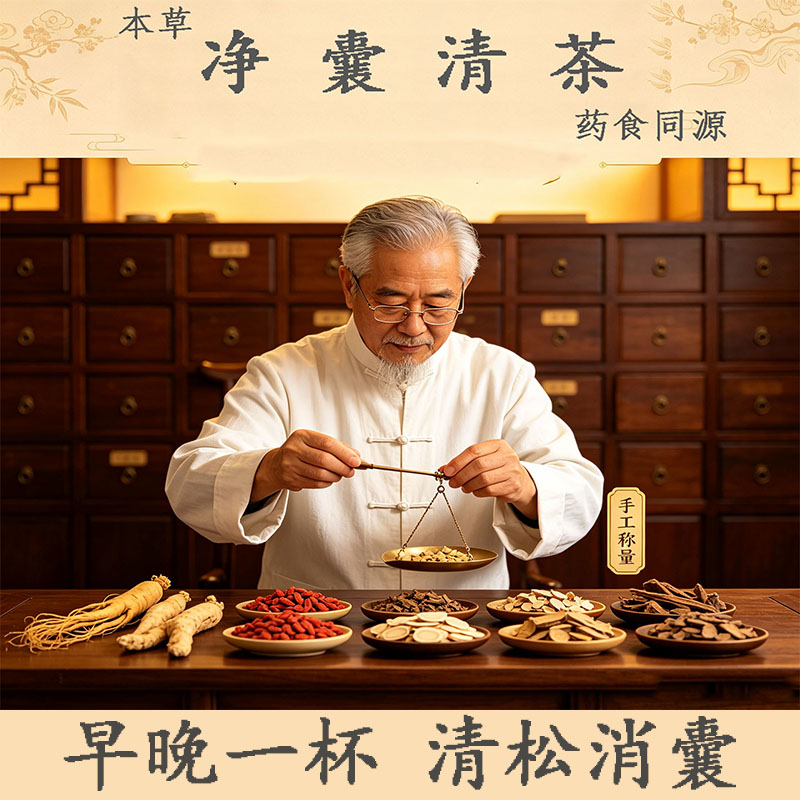 清卵巢囊肿子宫肌瘤附件囊肿多囊净囊清茶方消肿的‭‮中药茶治疗