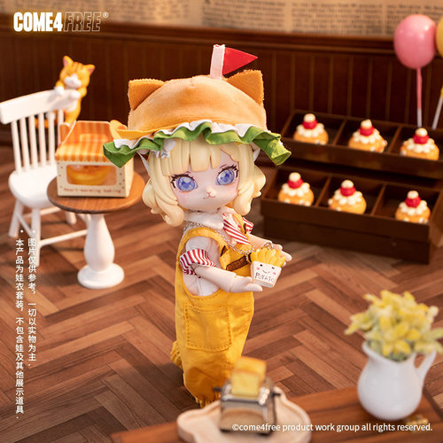12分BJD娃衣甜品系列芝芝喵堡包