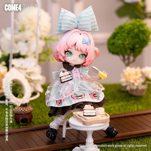 COME4FREE【甜品系列】薄荷曼波娃衣OB11玩偶BJD裙子玩偶衣服