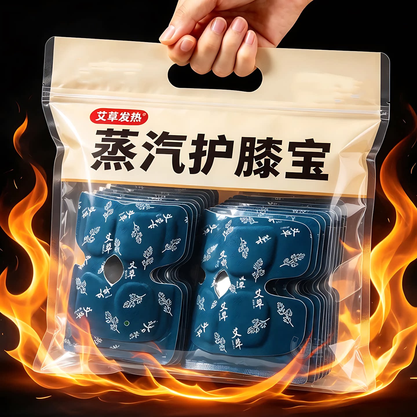 草本护膝宝恒温温敷防寒护膝