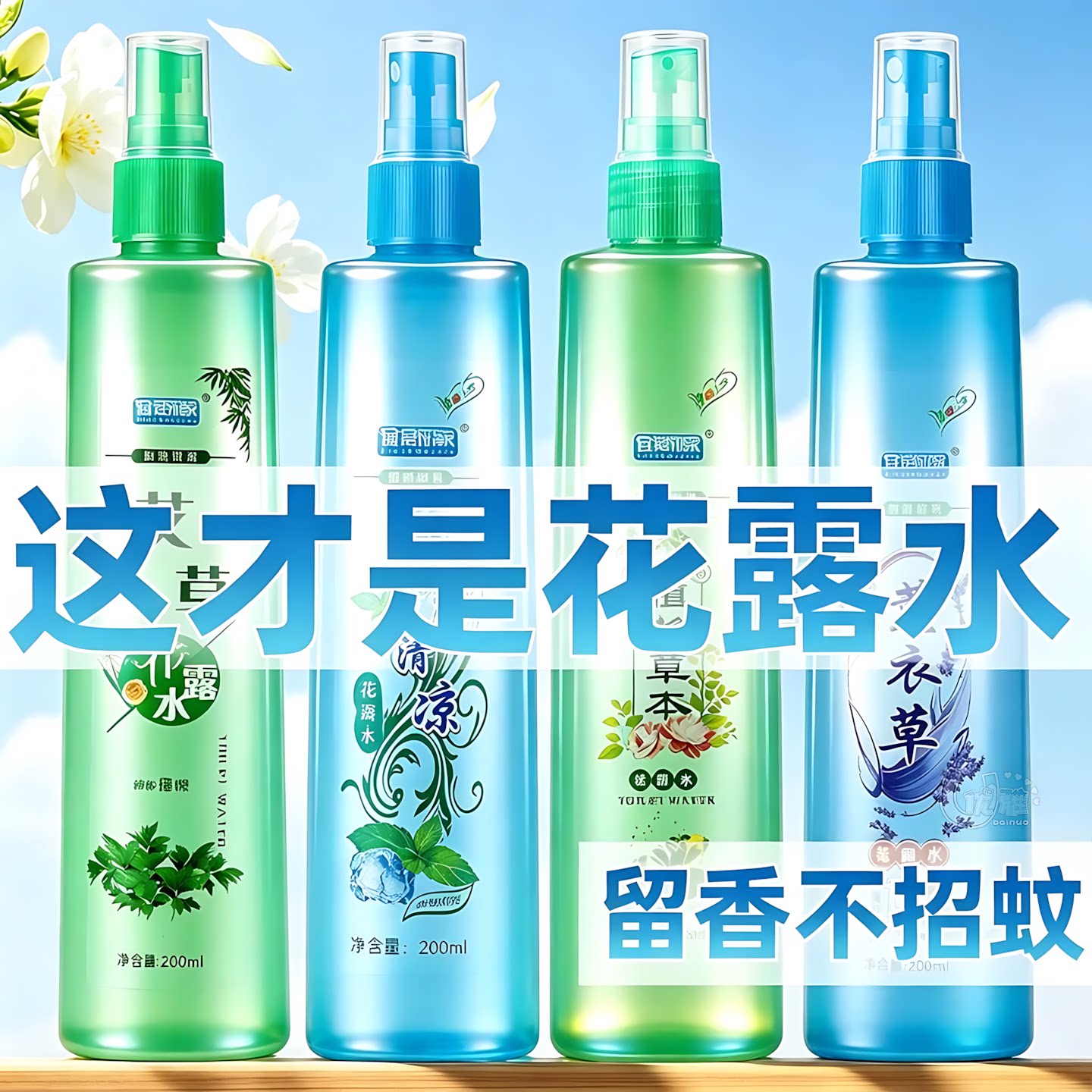 花露水经典国货清凉提神喷雾