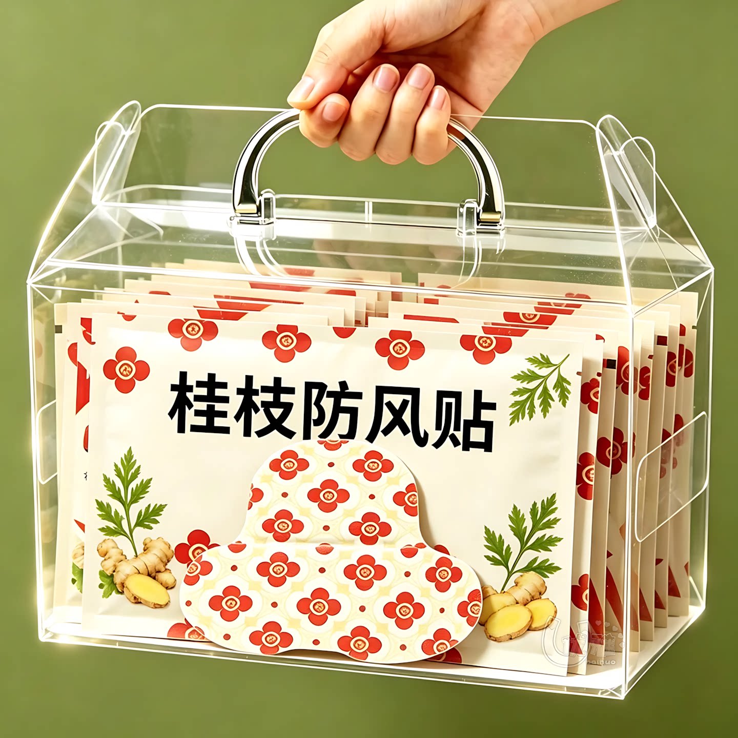 桂枝防风贴肩背热敷养生穴位贴