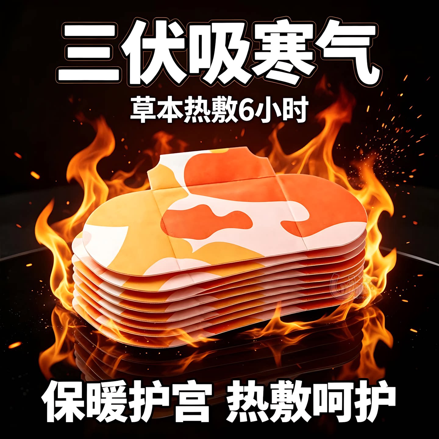 精油艾灸贴空调房居家身体热敷贴