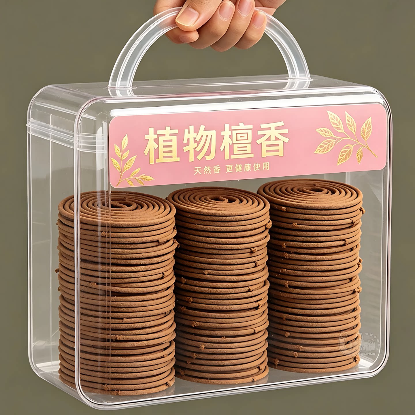 强力檀香蚊香炉盘香艾草蚊蝇家用户外酒店卫生间厕所除臭香薰味