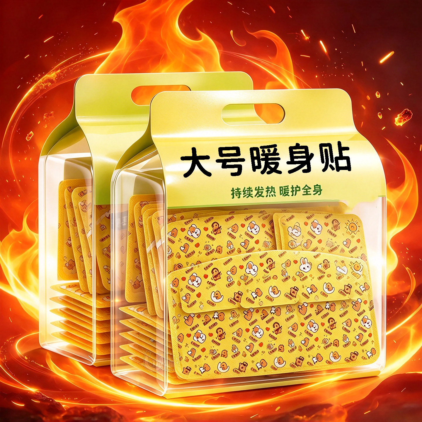 超大号暖贴暖宝宝贴防寒保暖学生正品自发热贴暖背贴热贴热敷暖身