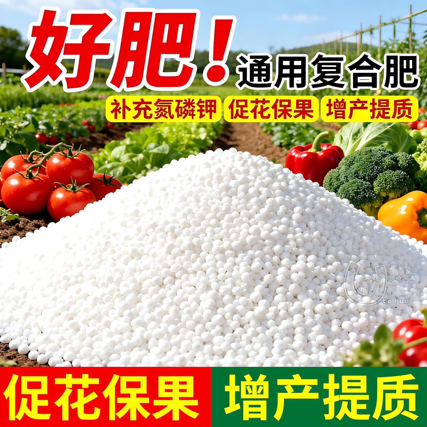 氮磷钾复合肥花卉蔬菜果树通用