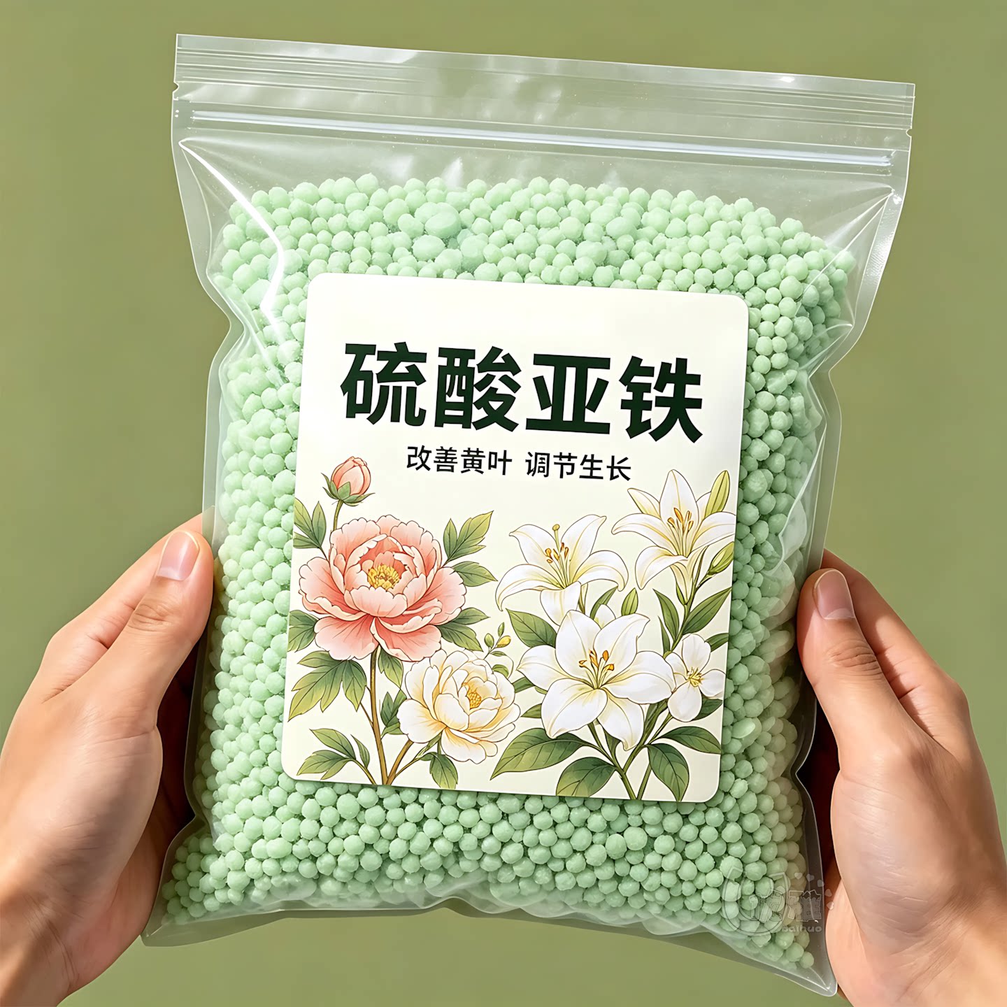 硫酸亚铁补充铁元素促进根系吸收