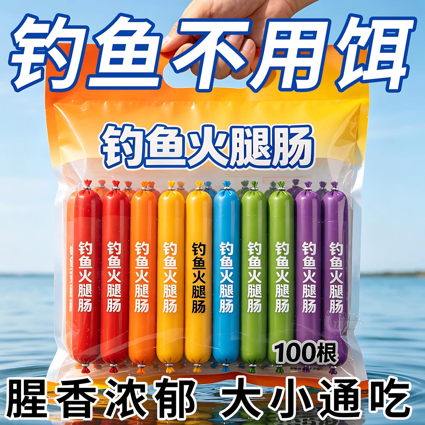 钓鱼专用火腿肠浓腥鲫鲤草青通用