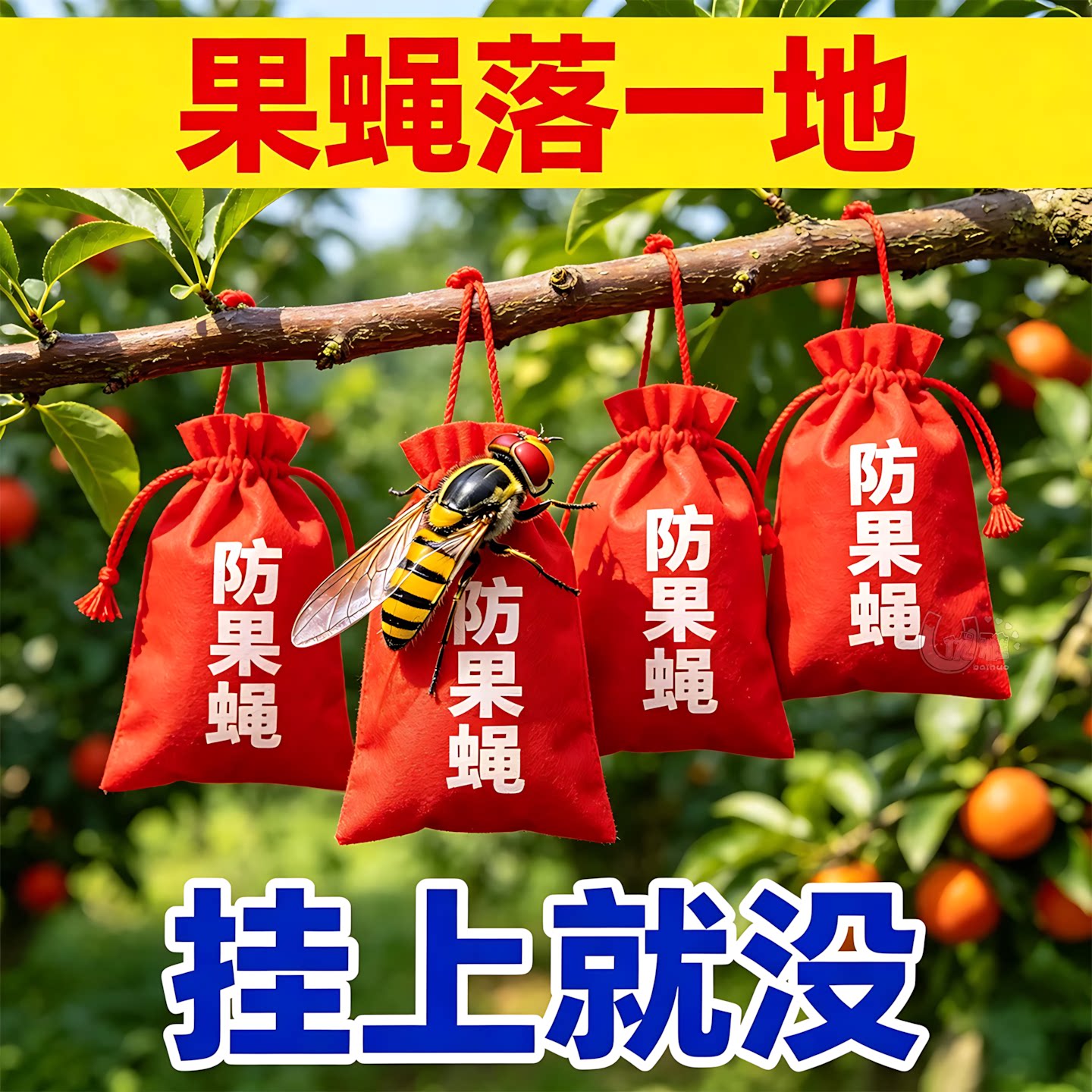 家用果蝇诱虫包长效诱捕果蝇