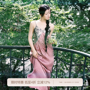 【明星同款】REFUSE CLUB 春夏新款设计师原创几何垂坠吊带连衣裙