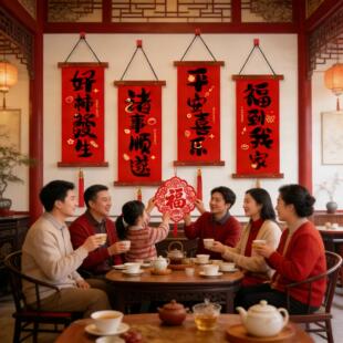 2026新年新款福字氛围门挂件马年春节客厅喜庆装饰过年墙挂饰布置