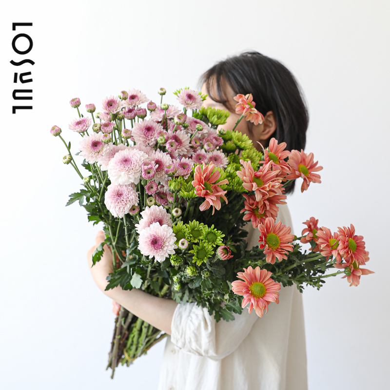 各类混合花束室内花期长