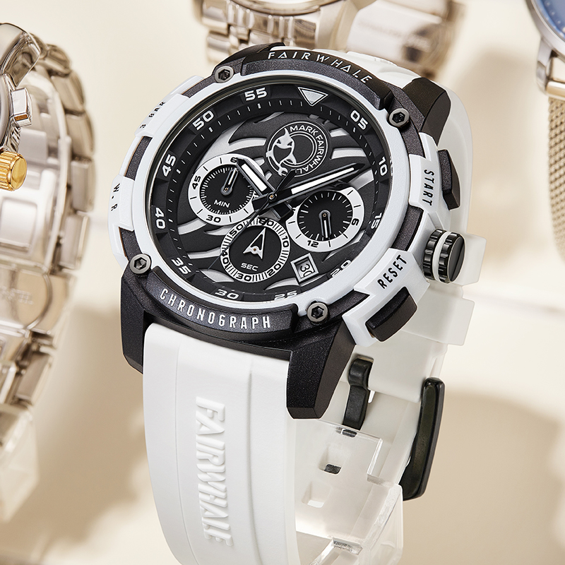 马克华菲2024年青少年电子手表男高中潮流多功能户外运动防水夜光