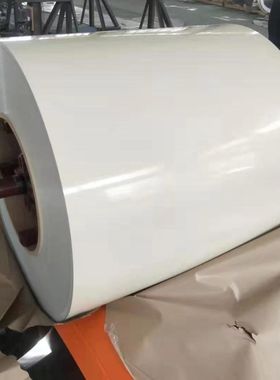 白色1米宽铁皮彩钢板围墙屋顶平板瓦片压型雨棚阳台防水围栏定做