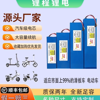 电动车锂电池48V60V36V滑板车代步车割草机打药机通用可定制尺寸