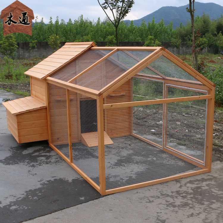 高档木制鸡笼子鸡窝鸡屋鸡舍大号家用养殖蛋鸡房猫别墅猫窝鸽子笼