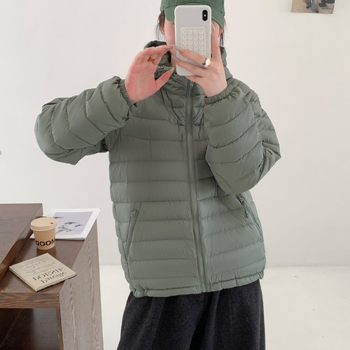 90白鸭绒轻薄排骨羽绒服女2026年新款冬季防寒保暖男女情侣外套潮