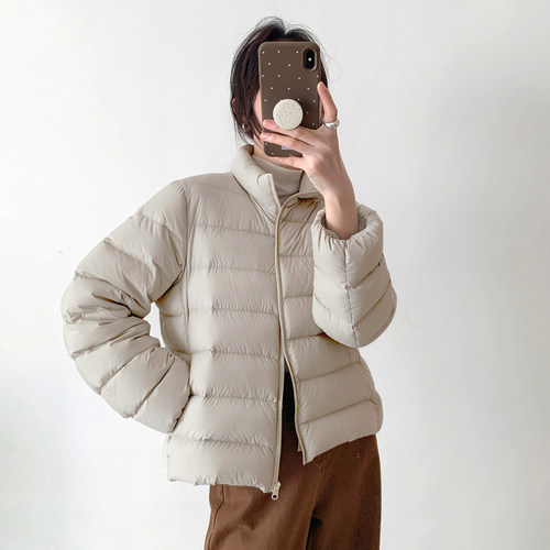 泡芙云感新国标90白鸭绒羽绒服