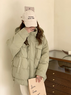 高级感超好看羽绒服女冬季2025新款加厚显瘦韩系百搭短款宽松外套