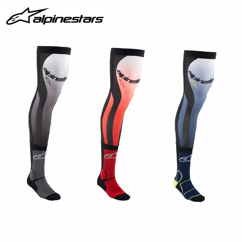 意大利A星Alpinestars越野摩托车护膝袜长袜越野靴袜吸汗防磨透气