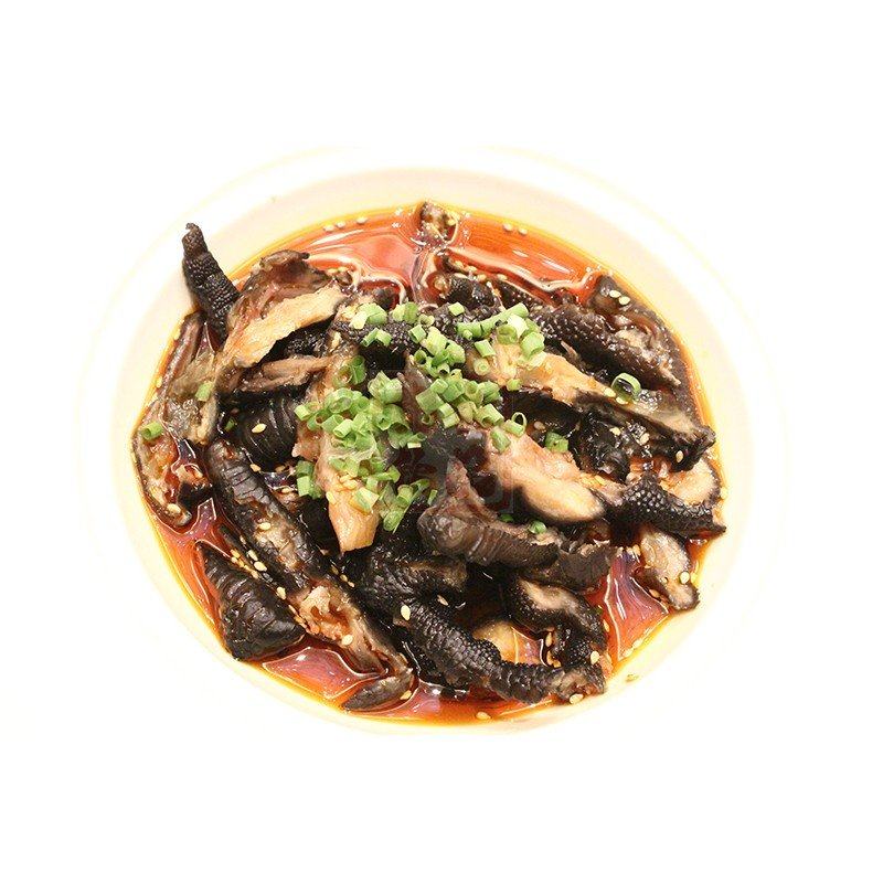 麻辣鸡爪无骨红油熟食开袋即食凉菜休闲香辣脚黑爪四川特产