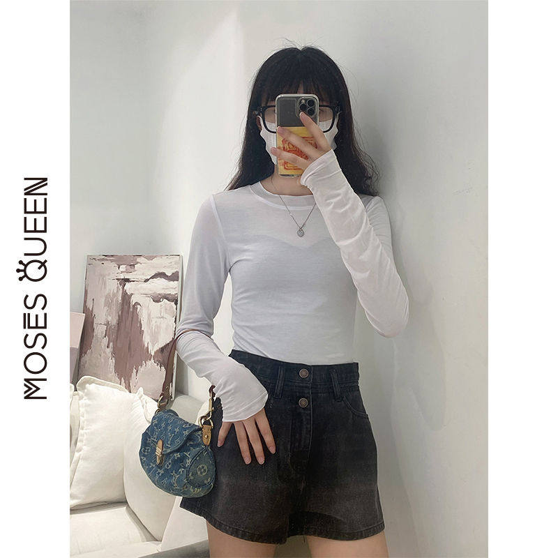 MosesQueen纸片人超薄防晒长袖