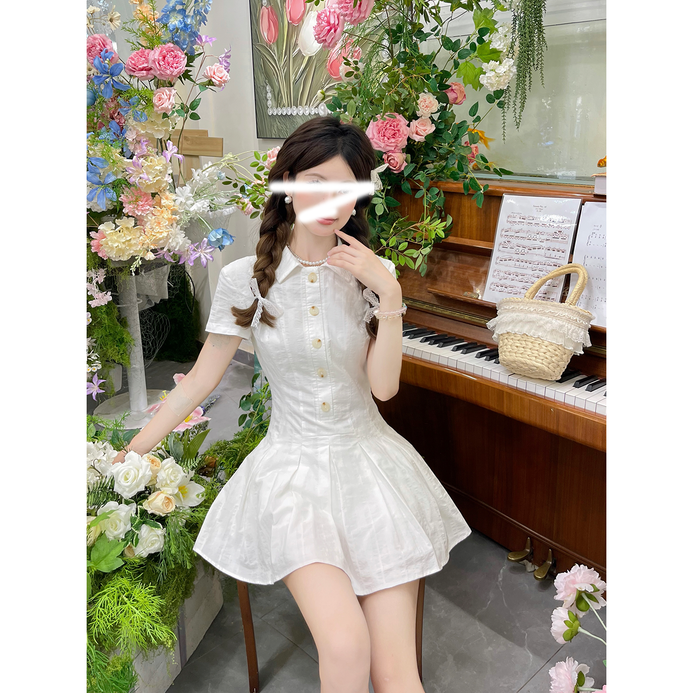 范智贤sister2026夏季新款竖纹