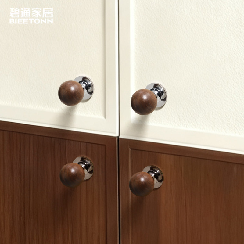 碧通单孔黄铜柜门抽屉中古风复古