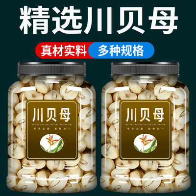 四川野生川贝母中药材500g克官方旗舰店川贝母浙贝象贝小贝母打粉