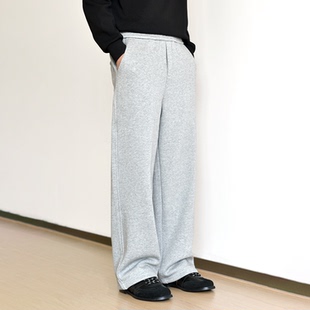 重磅800G太空层加绒加厚卫裤 型之王 男高级秋冬直筒宽松运动 版