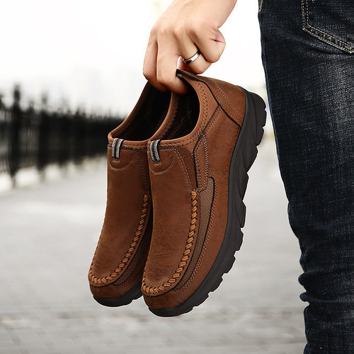 Men Casual Shoes Loafers Sneakers Retro Leisure Man Shoes 男