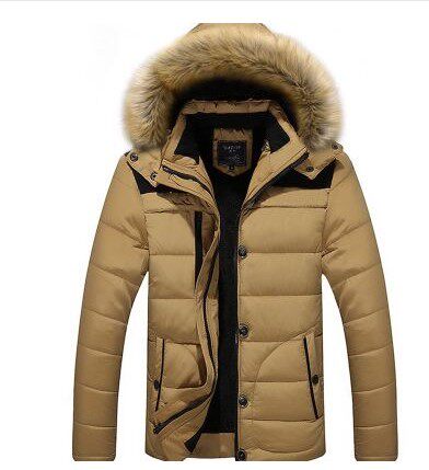 Winter jacket men winter cotton-padded hooded men's jack