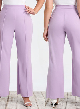 Plus size women summer casual pants Lady slim yoga trousers