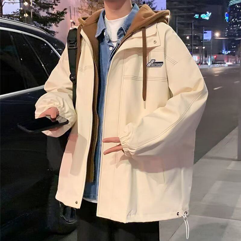外套男士春秋季2025新款潮流青少年帅气学生春装休闲男装帅气